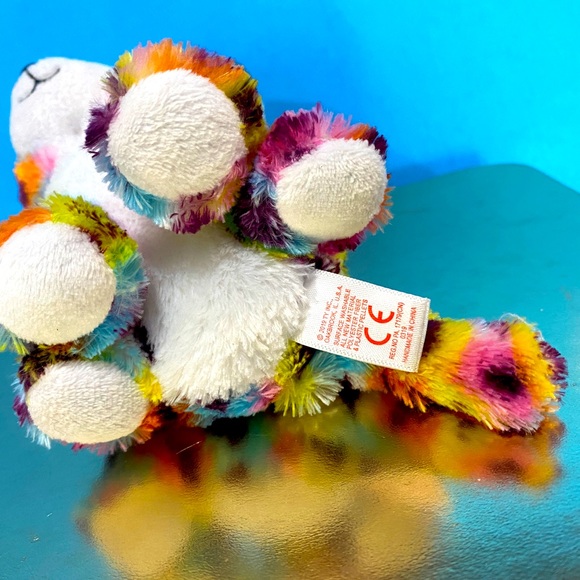 BEANIE BOOS SILK 2019 COLLECTIBLE GISELLE RAINBOW UNICORN SPARKLY PURPLE EYES - Picture 11 of 12